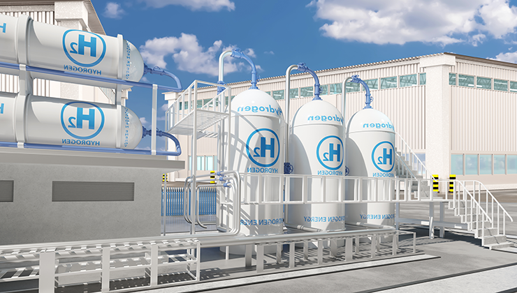 Hydrogen fuel storage facility